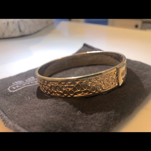 Coach Gold Tone Bangle - Picture 2 of 3